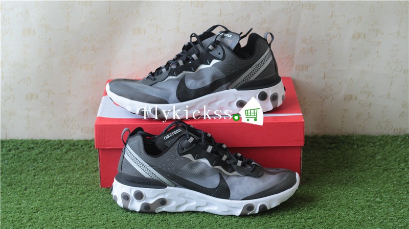 Nike React Element 87 Black White